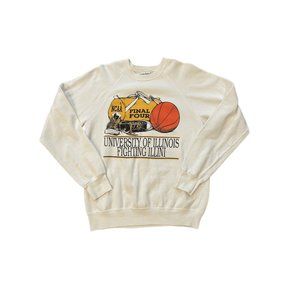 Vintage Rare Large NCAA Final Four Crewneck Sweatshirt Illinois